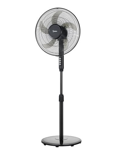 Midea Standventilator mit Fernbedienung 50W, 3 Geschwindigkeitsstufen