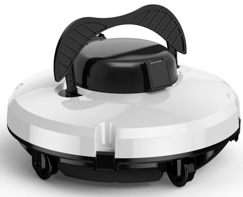 GAMPLAE Poolroboter Akku, kabelloser Poolsauger für Flächen bis 100 m, 120 Min Laufzeit