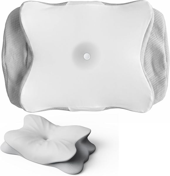 Kühlender Kissenbezug für Memory Foam Nackenkissen, 1er Pack