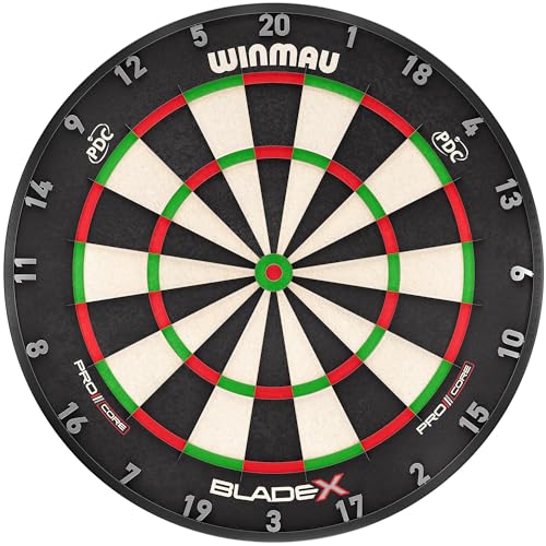 Winmau Blade X Dartscheibe - Profi-Steeldartscheibe mit hochwertiger Konstruktion