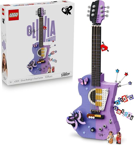 LEGO 43031 Olivia Rodrigo Gitarre Modell mit 2 Minifiguren, 1228 Teile