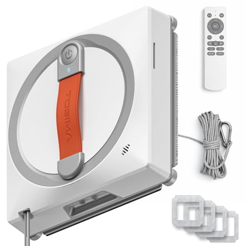 Tosima WA9C Pro Fensterputzroboter, 4 Sprühdüsen, 6 Reinigungsmodi, Fernbedienung