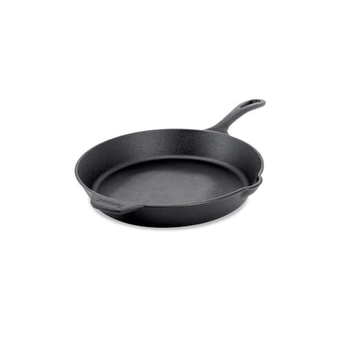 Gusseiserne Pfanne 30cm für Induktion, Gas, Backofen, Grill, Lagerfeuer