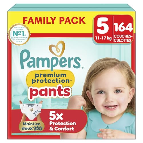 Pampers Premium Protection Pants Größe 5, 164 Windeln, 11-17kg