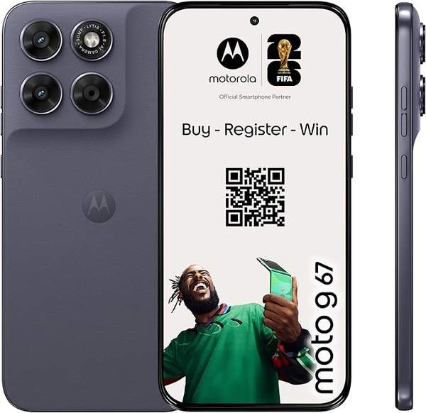 Motorola Moto G67 Smartphone 5G, 6,78" HD, 50 MP, 4/128 GB, 5100 mAh, Android 16