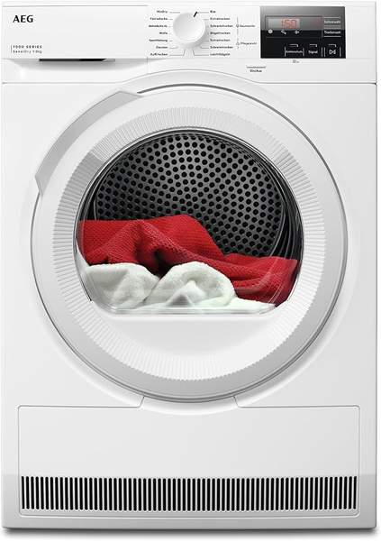 AEG Wärmepumpentrockner TR7T50580, 8 kg, SensiDry, EEK D, Schontrommel
