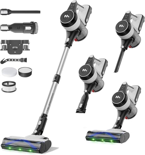 AlloyMove Akku Staubsauger 50000Pa, 550W, 70Min, kabellos, 1.5L, für Tierhaare