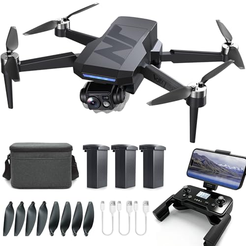 3-Achsen GPS Gimbal Drohne 4K Kamera, 90 Min Flugzeit, 1000 m Reichweite, 249g