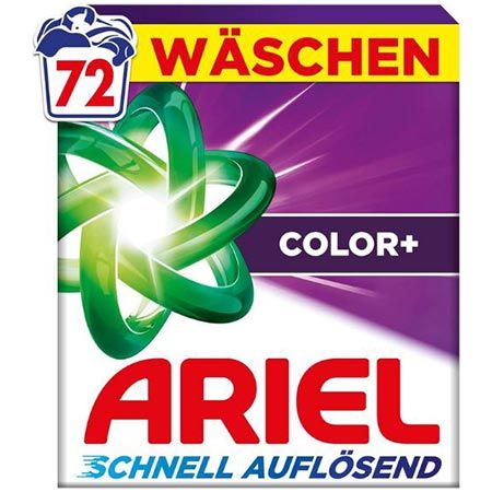 Ariel Color+ Pulver Waschmittel 72WL für 16 (statt 20)