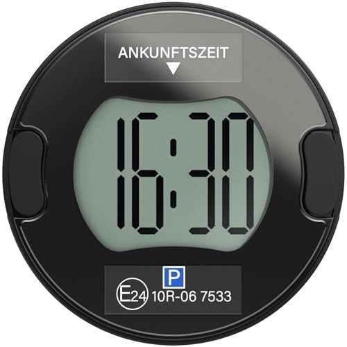 Parkturon PT02 Elektronische Parkscheibe Solar, Automatische Parkuhr, 2 Displays