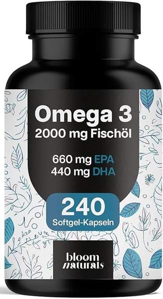 Omega-3 Fischöl Kapseln - Hochwertige Omega-3 Fettsäuren