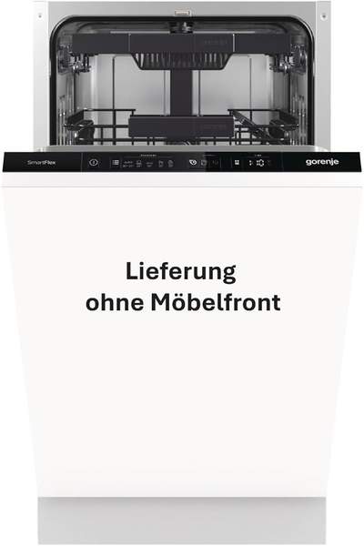 Gorenje GV561C10 45 cm Geschirrspüler, 10 Maßgedecke, 44 dB, EEK C
