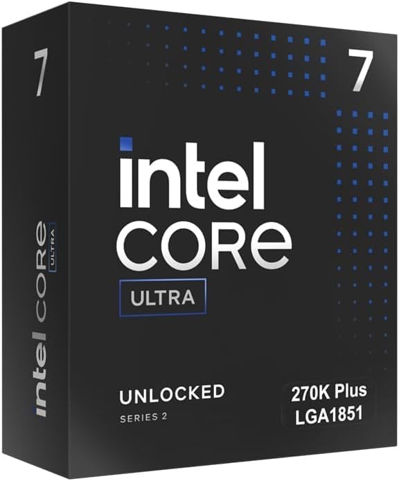 Intel 270K Ultra 7 Prozessor 24 Kerne (8 P + 16 E) bis zu 5,5 GHz