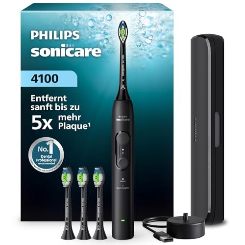 Philips Sonicare 4100 HX4046/52 Elektrische Schallzahnbürste, Drucksensor, 4 Putzmodi