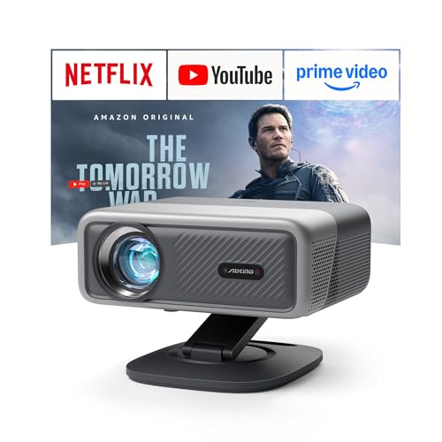 VISSPL 4000 ANSI 4K Projektor mit Netflix, Dolby Audio, Autofokus, WiFi6, Bluetooth