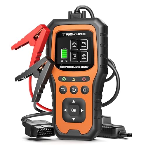 TREKURE 7000A Starthilfe Powerbank 12V mit Batterietester & OBD2 Diagnosegerät