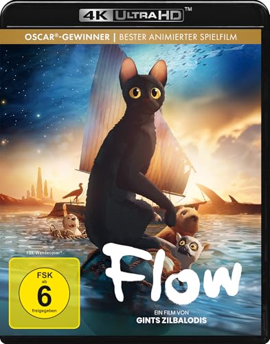 Flow 4K Blu-ray Animationsfilm für Amazon Prime