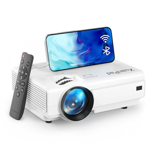 XuanPad 2026 Mini Beamer 21000L, WiFi Bluetooth, HD 1080P, Heimkino, HDMI/USB