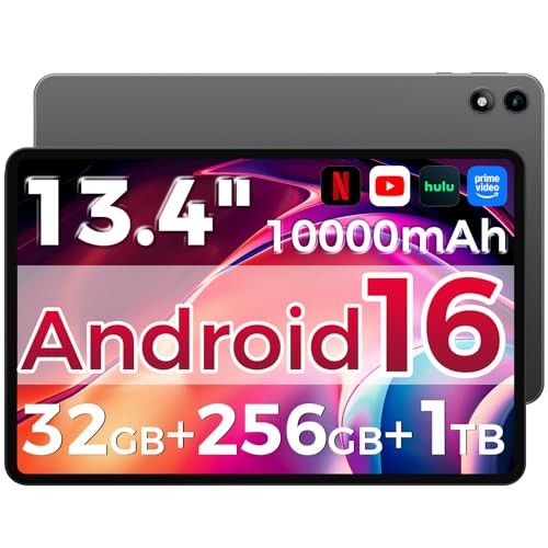 RebotAi 2026 Tablet 13.4 Zoll, Octa-Core, 32GB RAM, 256GB ROM, 10000mAh, IPS