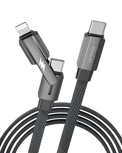 Kuulaa 60W USB C Kabel, Lightning Kabel für iPhone 15 14 13 12 11 Pro Max, 2M