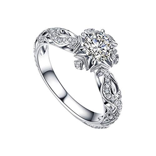 Silber Ringe 925 Damen Zirkonia Eheringe Gold Unendlichkeit Trauringe Schmuck