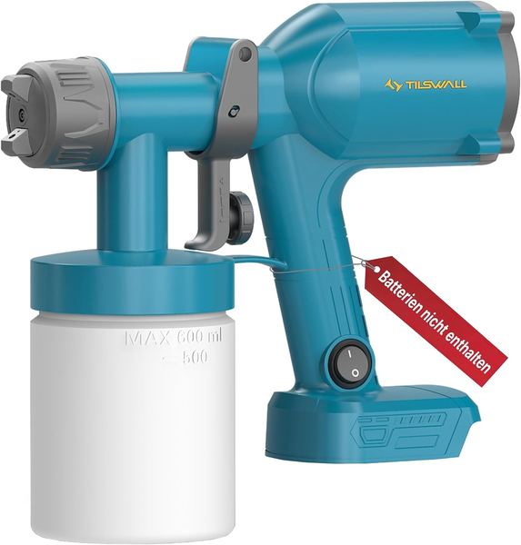 Tilswall HVLP Farbsprühsystem Dreamer400, Akkuloses Lackiergerät