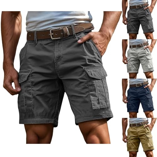 Kurze Herren Shorts Cargohose Arbeitshose Bermuda Stretch Sommer