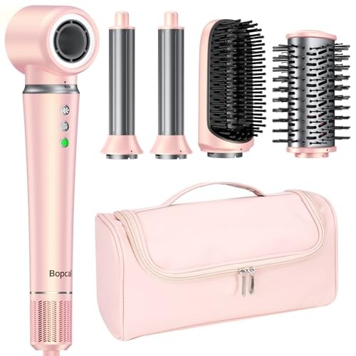 Bopcal 5 in 1 Airstyler, Multifunktionaler Hairstyler mit 160000 U/Min und Ionen Föhn