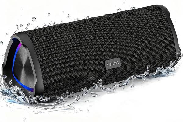 oraolo Bluetooth Lautsprecher Tragbar Wireless Musikbox Schwarz