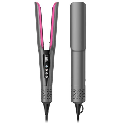 Air Haarglätter 1600W Ionen Luft-Glätteisen, Nass & Trocken, 90-160C