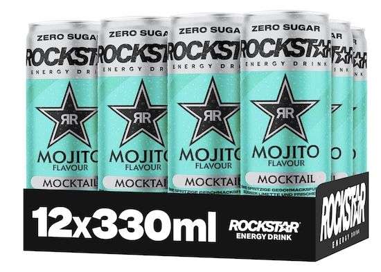 Rockstar Energy Drink Mocktail Mojito Zero Sugar 12x für 11,99