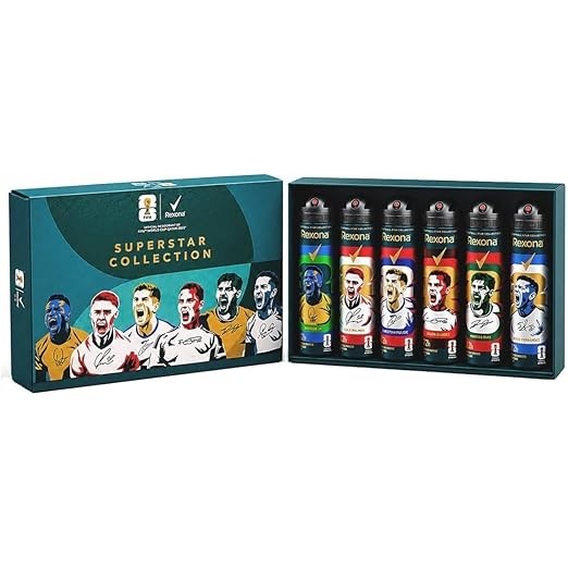 Rexona Anti-Transpirant Deo-Spray für Männer, Invisible Ice Fresh, 6 x 150ml