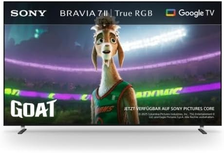 Sony BRAVIA 75" Mini-LED 4K TV, 120 Hz, Dolby Vision, HDMI 2.1, Google TV