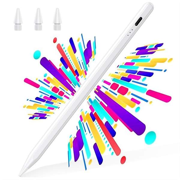 BAZO iPad Stift 2018-2026, 2X Schnellladung, Palm Rejection