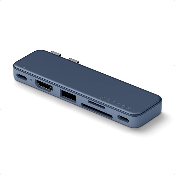 SATECHI Snap Hub USB-C 6-in-2 für MacBook Neo, HDMI, 45W, 4K@60Hz