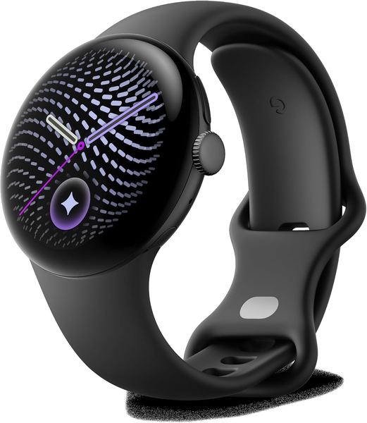 Google Pixel Watch 5 45 mm 4G LTE Bluetooth WLAN Obsidian Schwarz