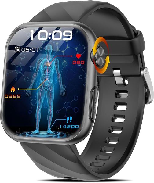 2026 Smartwatch EKG HRV Harnsäure Emotion BMI Stimmung Herren Damen